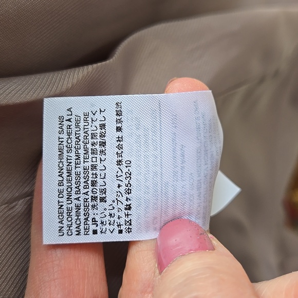 Women's Banana Republic Herringbone Icon Cream Blazer with Gold Buttons Size 8 - Picture 12 of 17